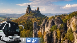 Český raj: Prachovské skály a hrad Trosky