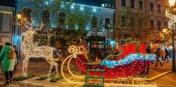 Advent v Ostrihome s korčuľovaním