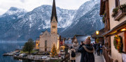 Advent v Hallstatte a Wolfgangsee