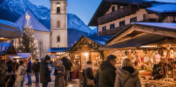 Advent v Hallstatte a Wolfgangsee