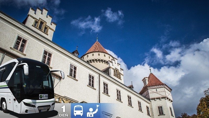 1-dňový zájazd na Konopište a zámok Průhonice