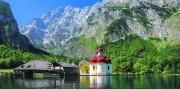 Orlie hniezdo a jazero Königsse