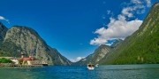 Orlie hniezdo a jazero Königsse