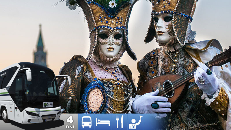 Slávny benátsky karneval aj s ubytovaním