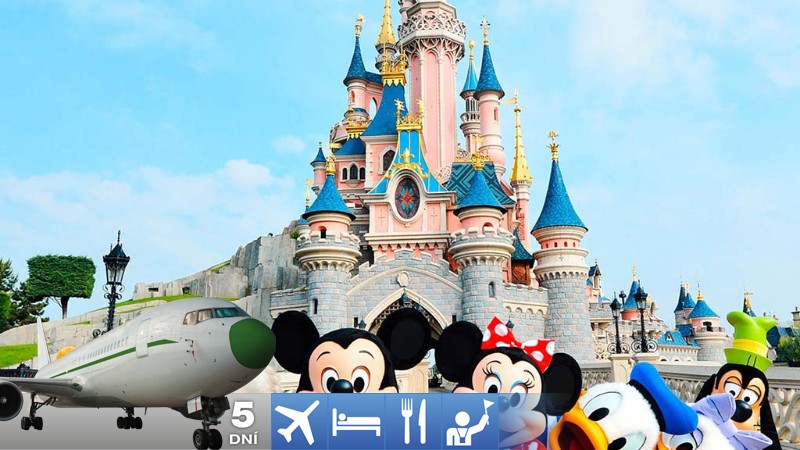 5-dňový letecký zájazd do Disneylandu v Paríži