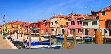 Romantické Benátky a ostrovy Murano a Burano
