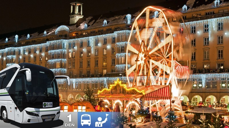 Drážďany a Moritzburg - Vianočné trhy a Popoluškin zámok