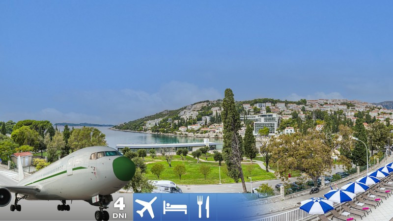 Dubrovnik - Hotel Komodor 3* s polpenziou letecky z Viedne
