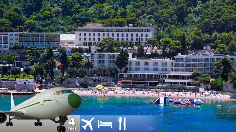 Dubrovnik - Hotel Uvala 4* s polpenziou letecky z Viedne