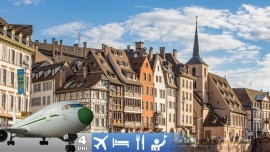 Na hranici kultúr - Alsasko a Bazilej letecky