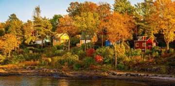 Oslo - hlavné mesto Nórska letecky