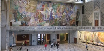 Oslo - hlavné mesto Nórska letecky