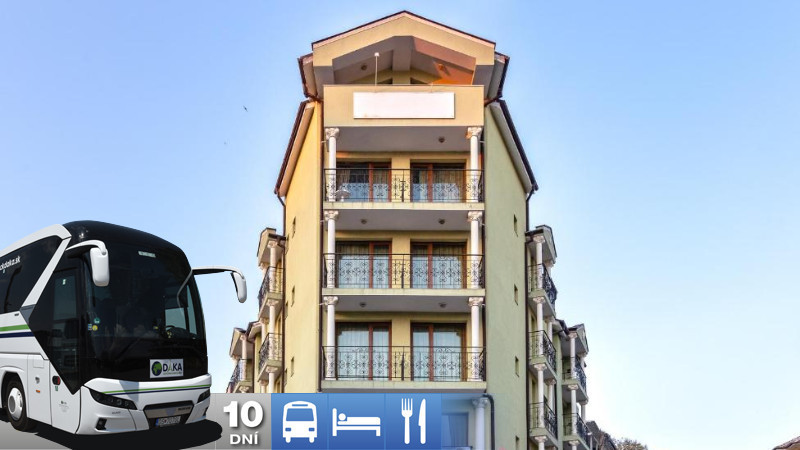 Pomorie - Hotel Zeus 3* s raňajkami a s dopravou