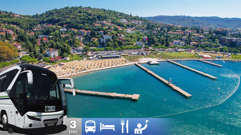 Celodenné kúpanie v Portorož