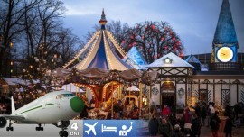 Predvianočná magická Kodaň letecky