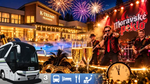 Rockový Silvester vo Velichovkách v Česku