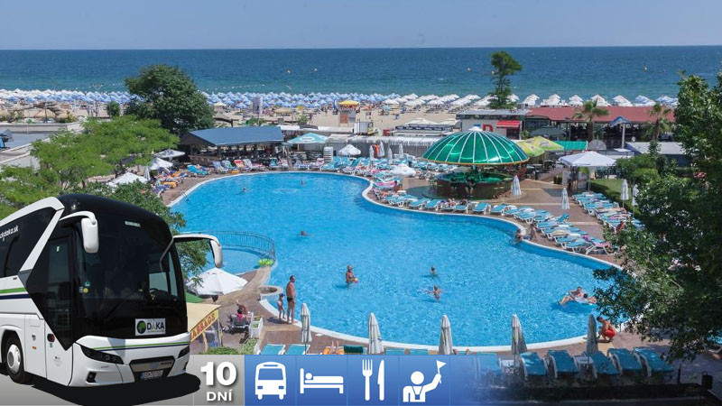 Slnečné pobrežie - Slavyanski Hotel 3* Polpenzia s dopravou
