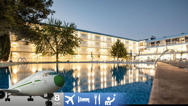 Slnečné pobrežie - hotel Azurro 3* s All Inclusive a s letenkou