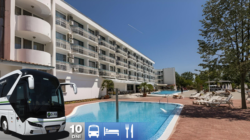 Slnečné pobrežie - hotel Zefir 3* s All Inclusive aj s dopravou