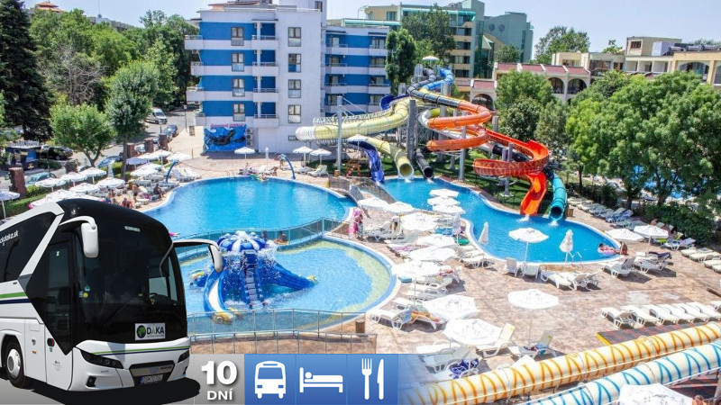  Slnečné pobrežie - Kuban Resort & Aqua Park 4* s All Inclusive a s dopravou