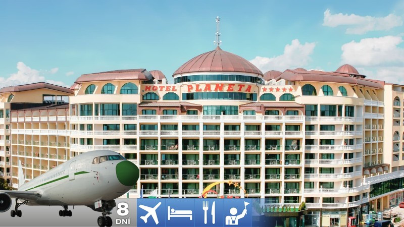 Slnečné pobrežie - Planeta Hotel & Aqua Park 5* s Ultra All Inclusive a s letenkou