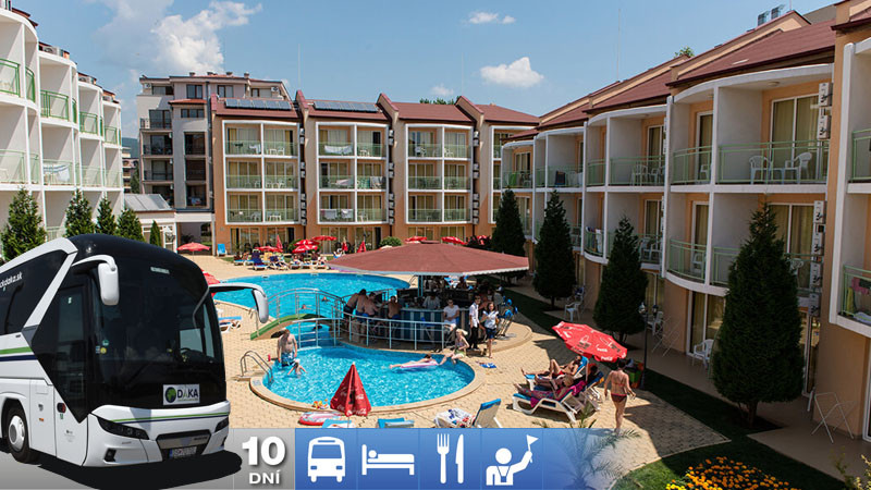Slnečné pobrežie - Sun City Hotel 3* All-Inclusive s dopravou