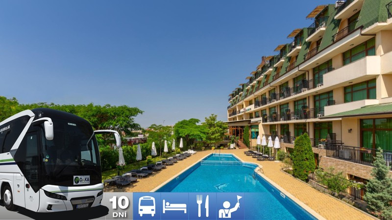 Sveti Vlas - hotel Julia 3* s raňajkami a s dopravou