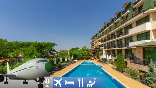 Sveti Vlas - hotel Julia 3* s raňajkami a s letenkou