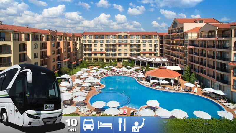 Slnečné pobrežie - Hotel & SPA Diamant Residence 4* All-Inclusive s dopravou