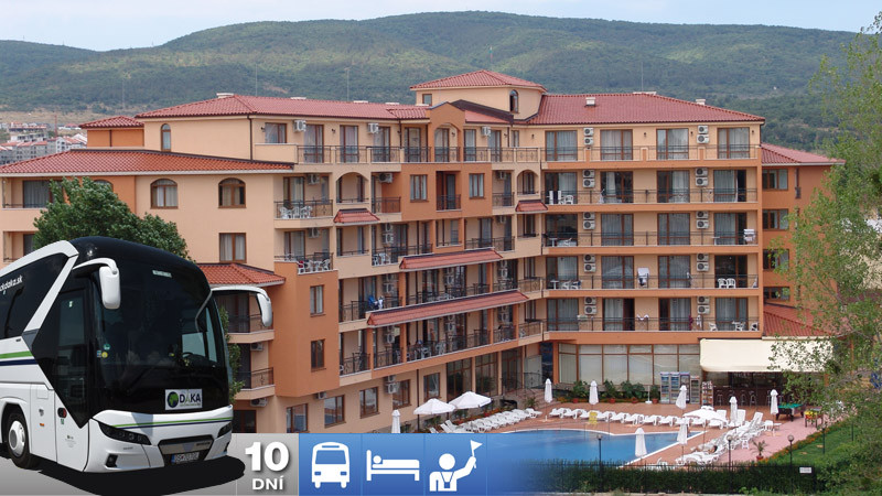 Slnečné pobrežie - Happy Apartmánový Hotel s dopravou