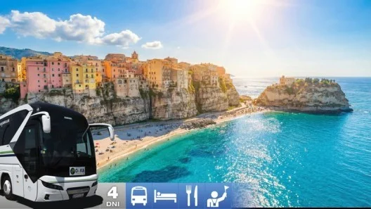 Tropea - exotická pláž pod historickým mestom
