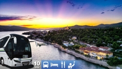 Týždeň pri Trogire s dopravou a raňajkami - hotel Amadria 4*