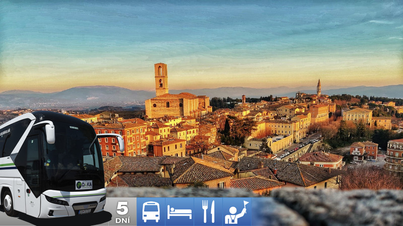 Autobusový zájazd do srdca Talianska.