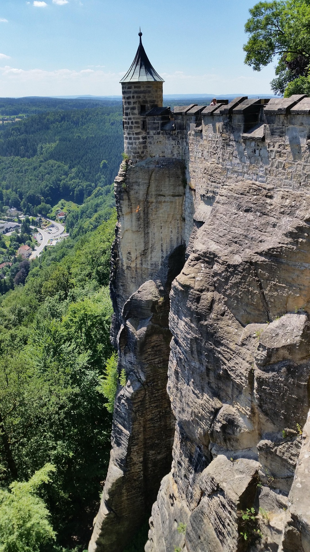Bastei a pevnosť Königstein.