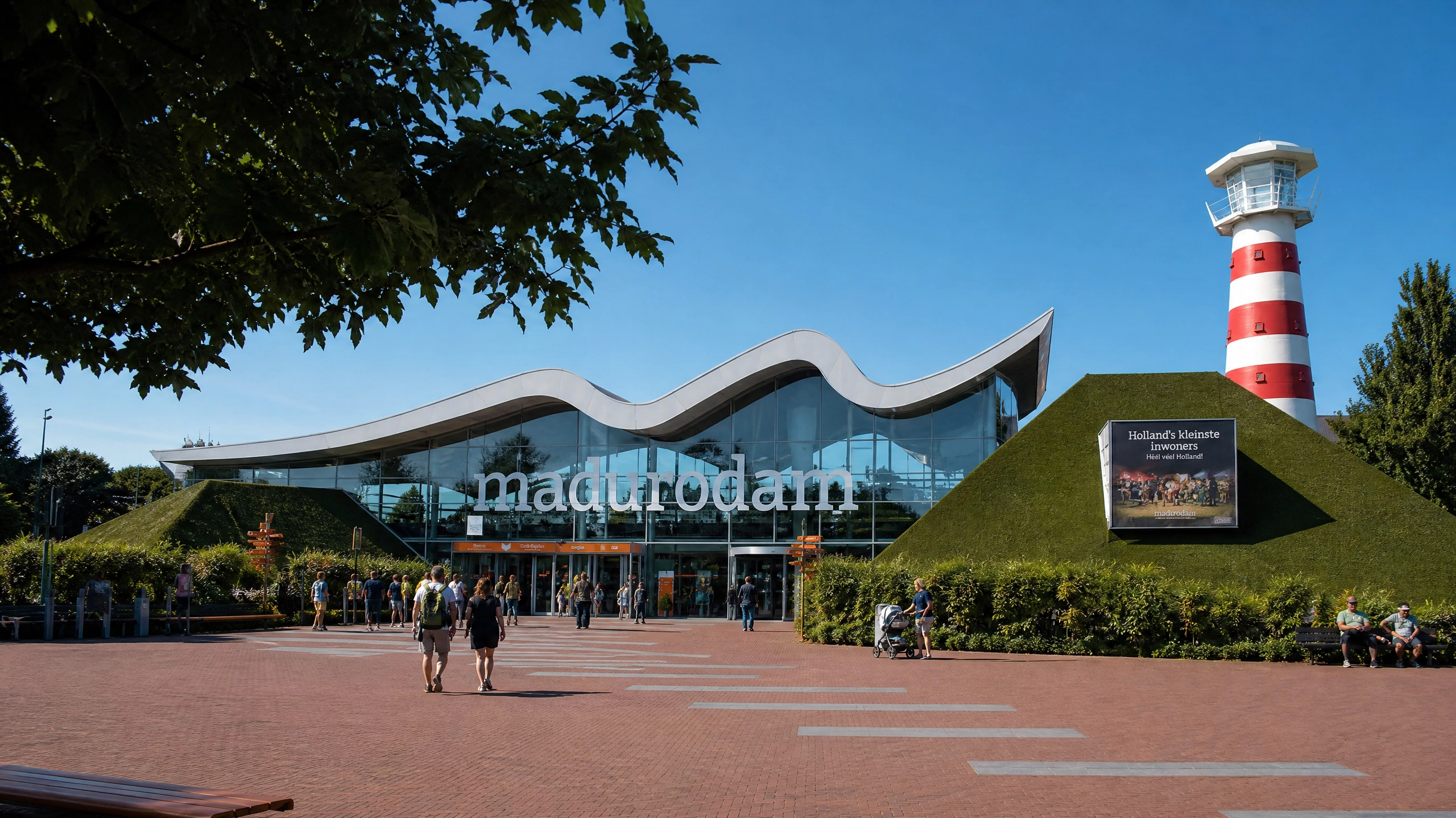 Zábavný park Madurodam, Haag a pláž.