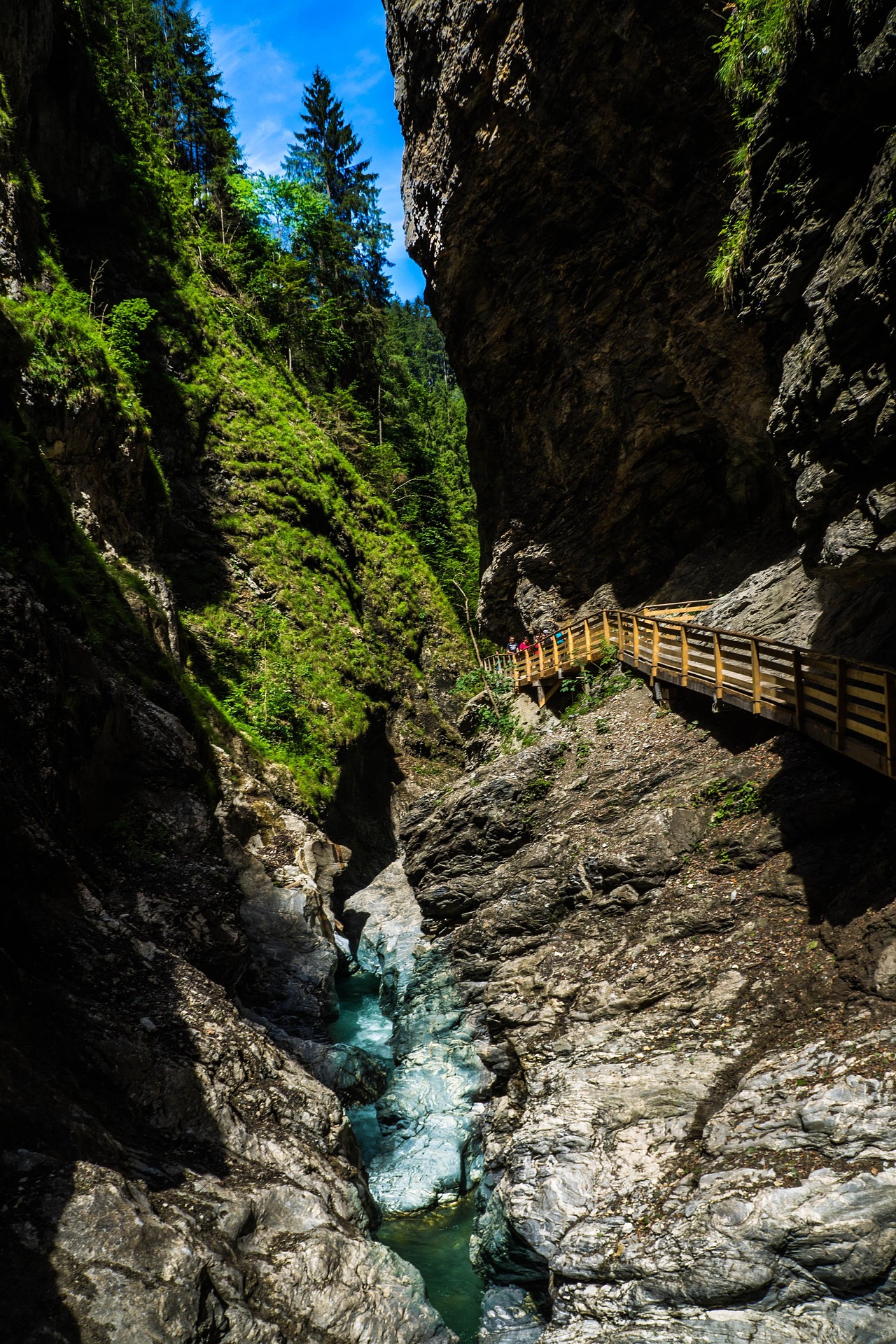 Liechtensteinklamm – najkrajšia tiesňava Rakúska.