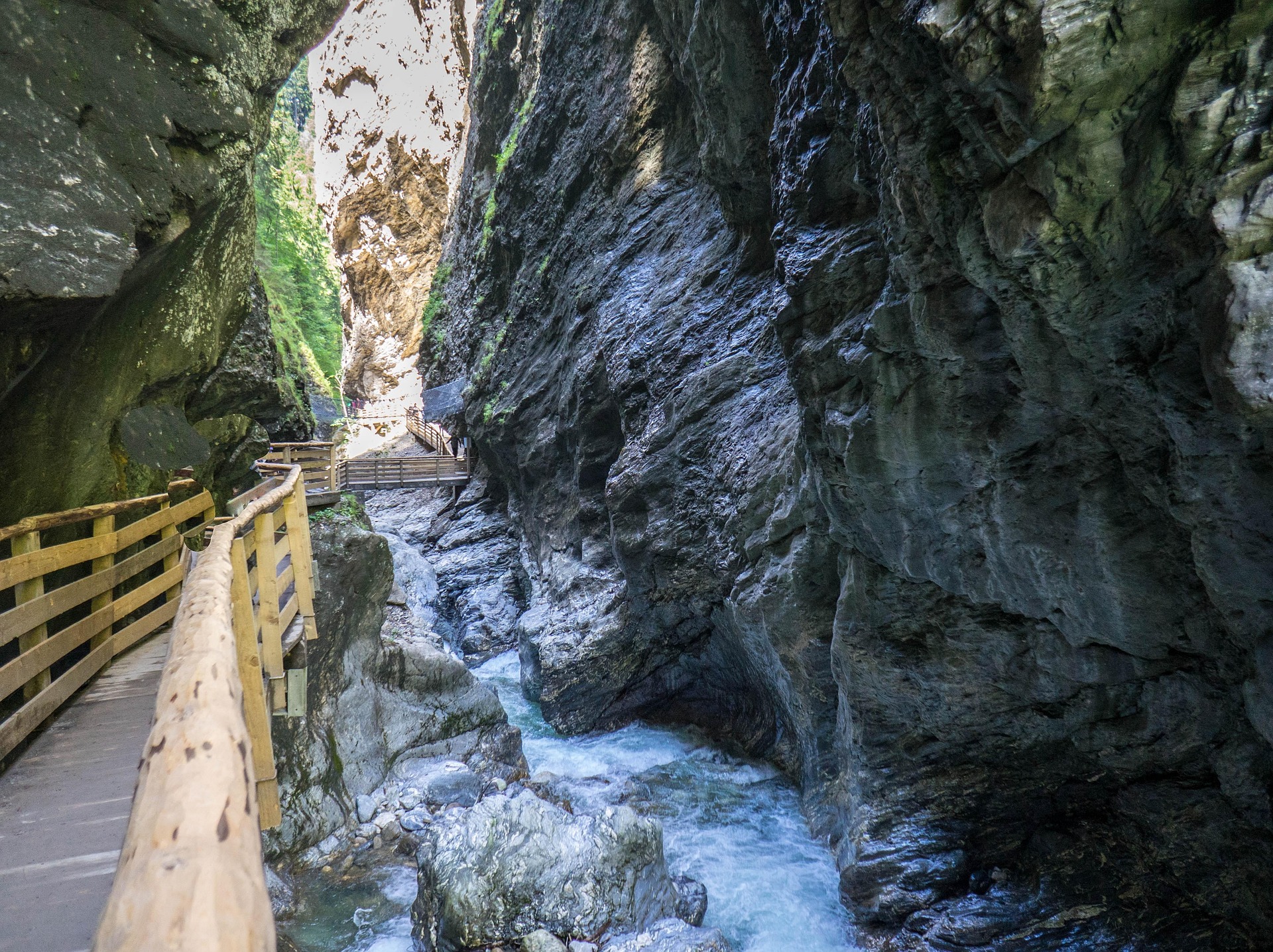 Liechtensteinklamm – najkrajšia tiesňava Rakúska.