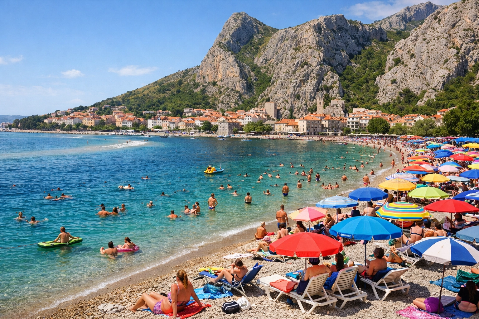 Týždeň v Dalmácii s vlastnou dopravou a polpenziou - hotel Brzet 3*.