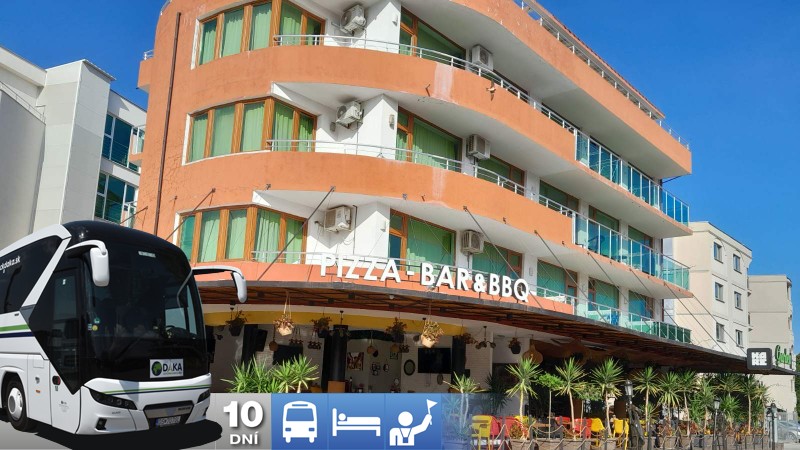 Primorsko - Apartmánový hotel NORDIK 2* s dopravou.