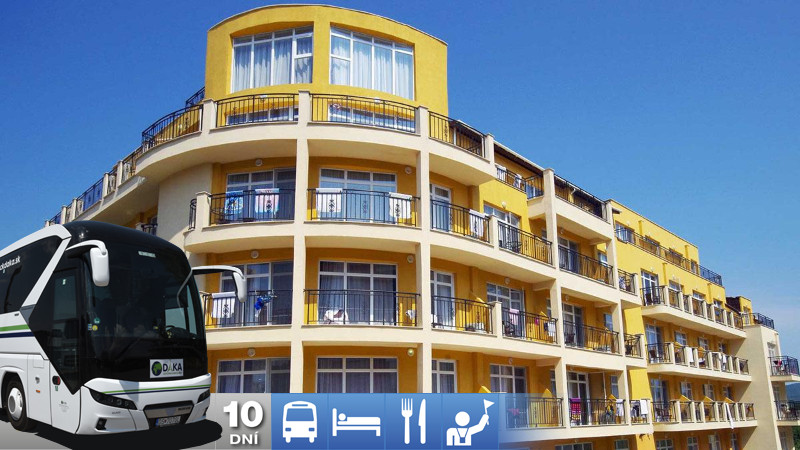Primorsko - hotel Orios 3* s All Inclusive a s dopravou.
