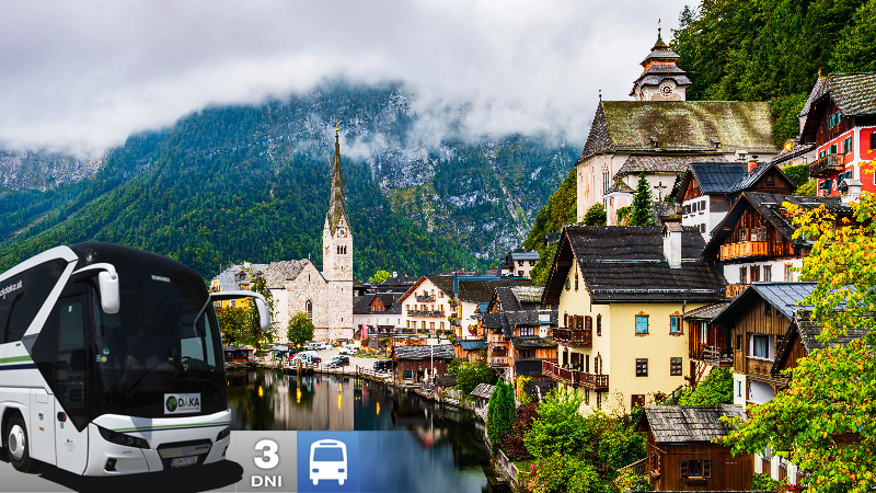 Rakúske a bavorské Alpy - Salzburg, Hallstatt a Königssee.
