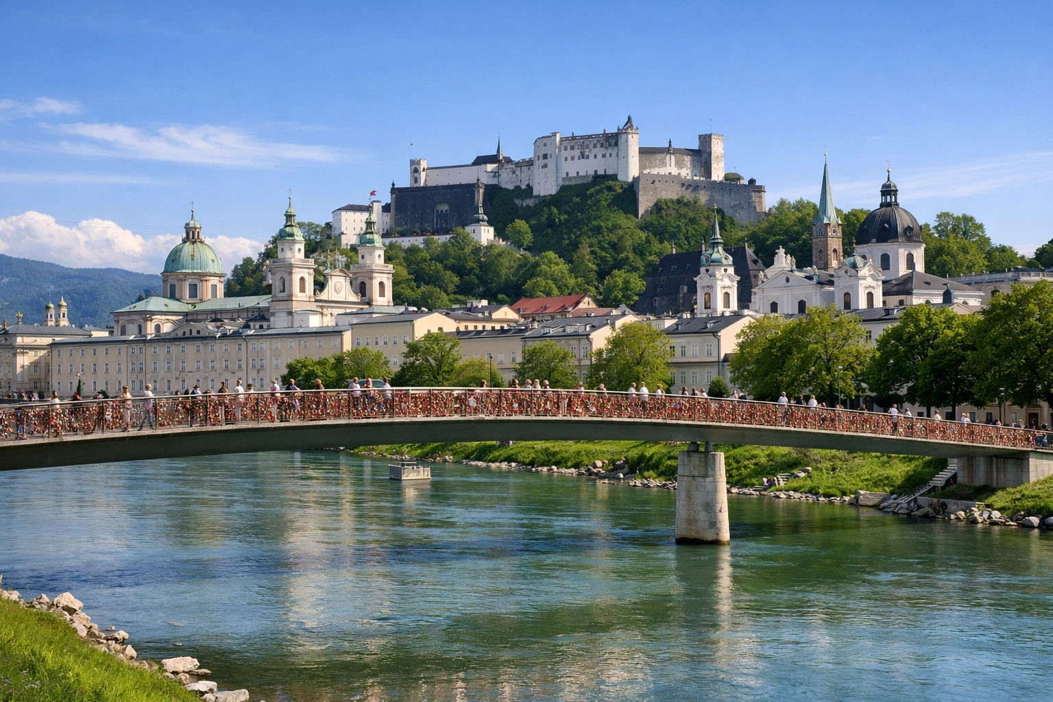 Salzburg - mesto Mozarta.