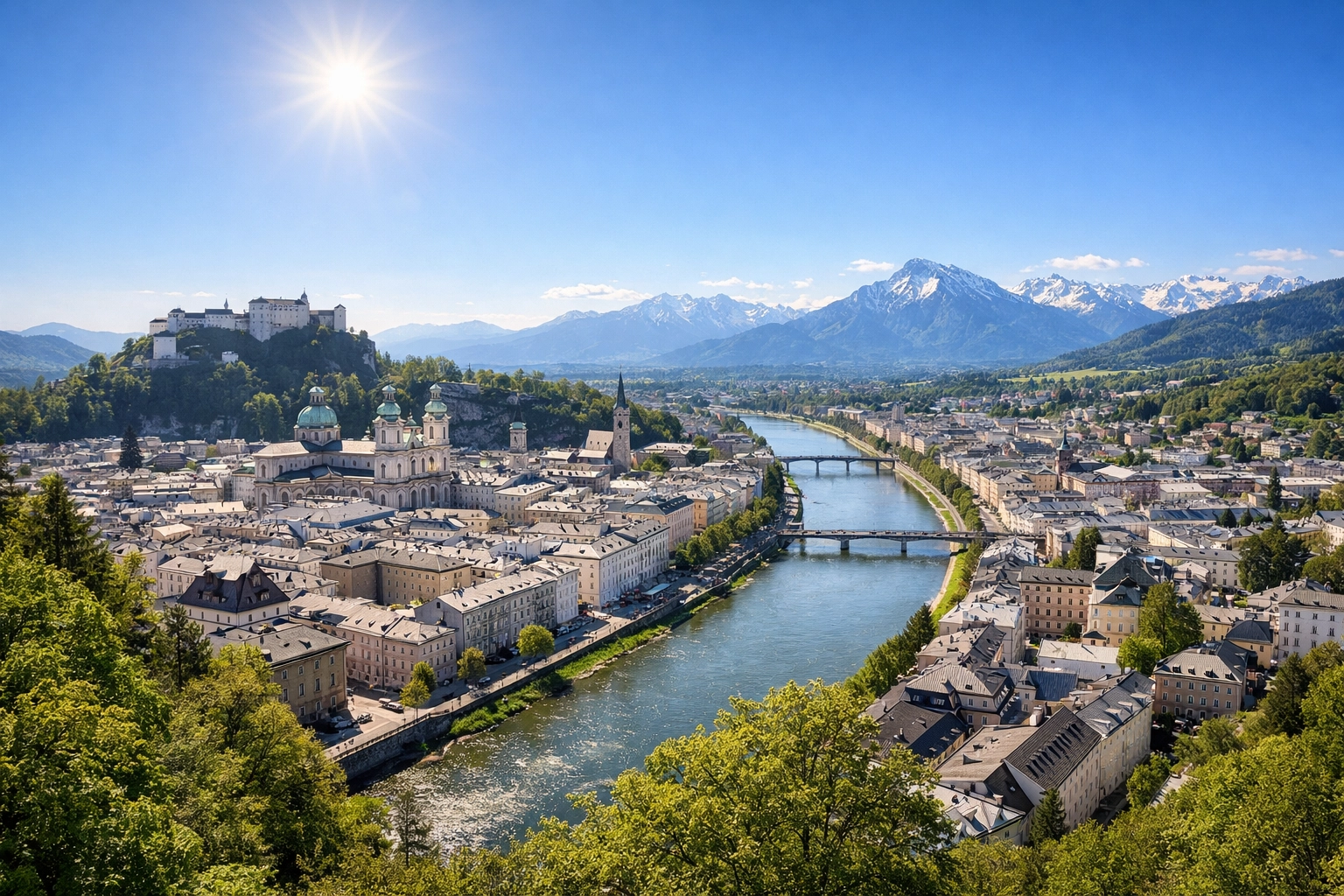 Salzburg - mesto Mozarta.