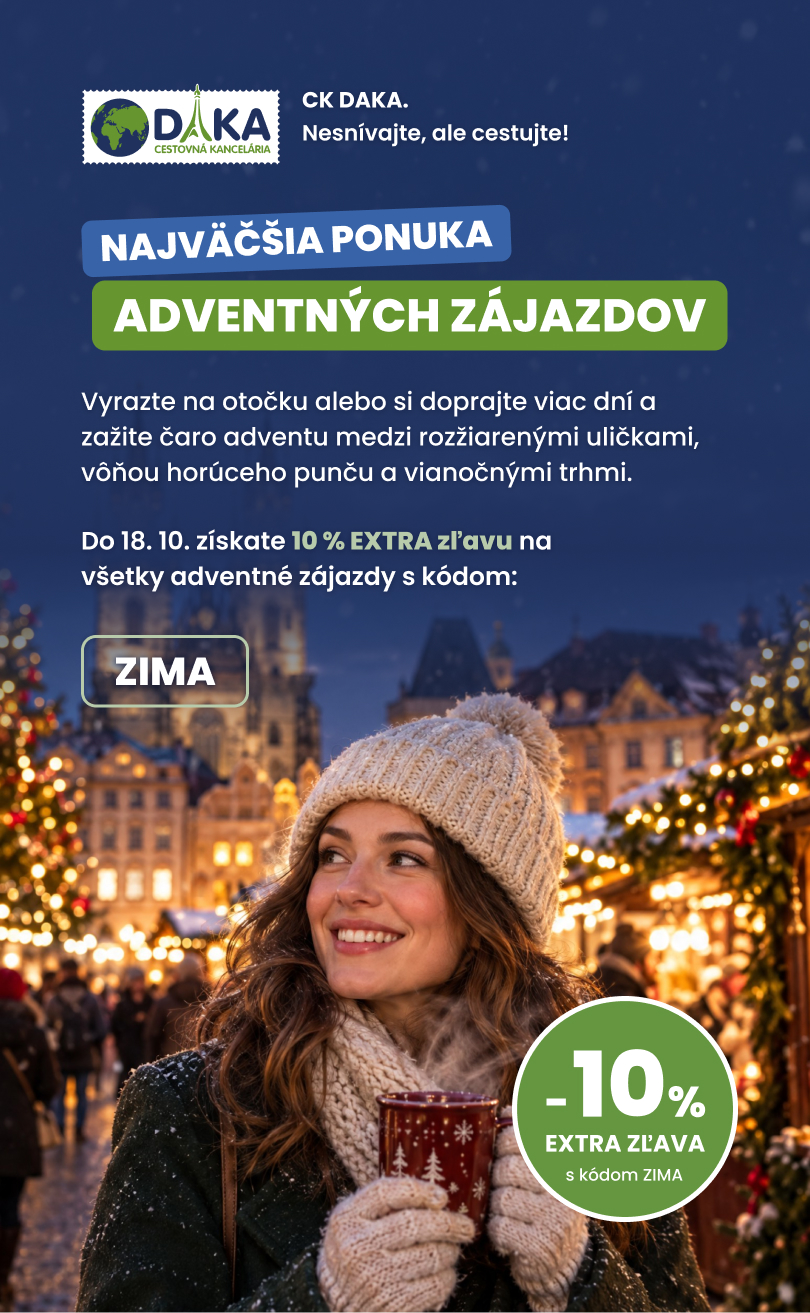 Najvacsia ponuka adventov 2026