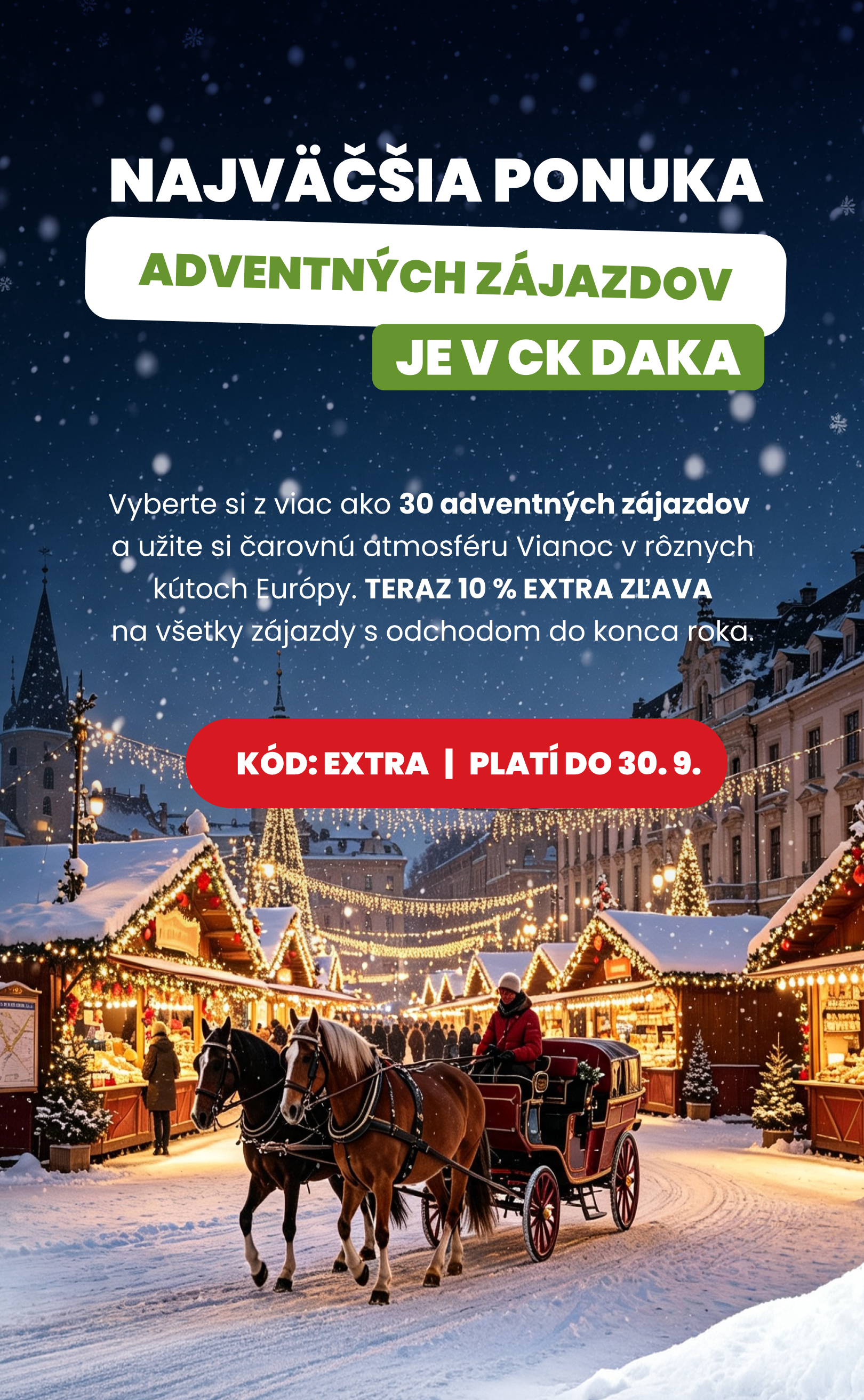 Najvacsia ponuka adventov 2026