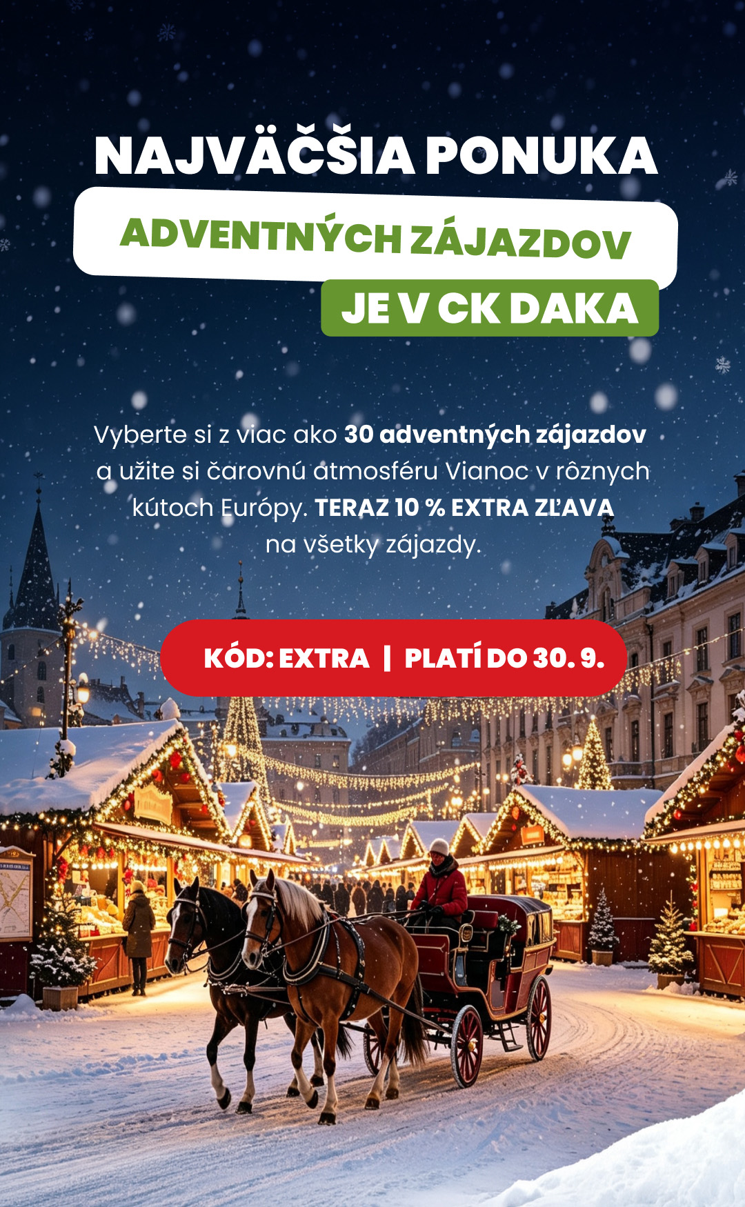 Najvacsia ponuka adventov 2026