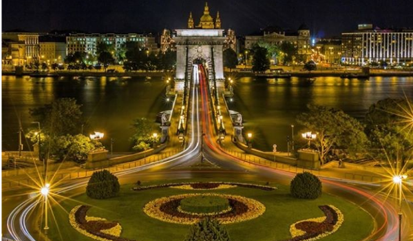 Pohľad na Budapešť, hlavné mesto Maďarska