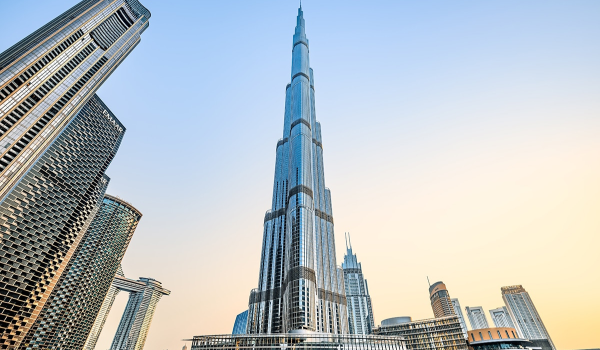 Najvyššia budova sveta Burj Khalifa.