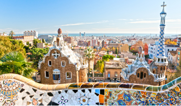 Park Guell v Barcelone