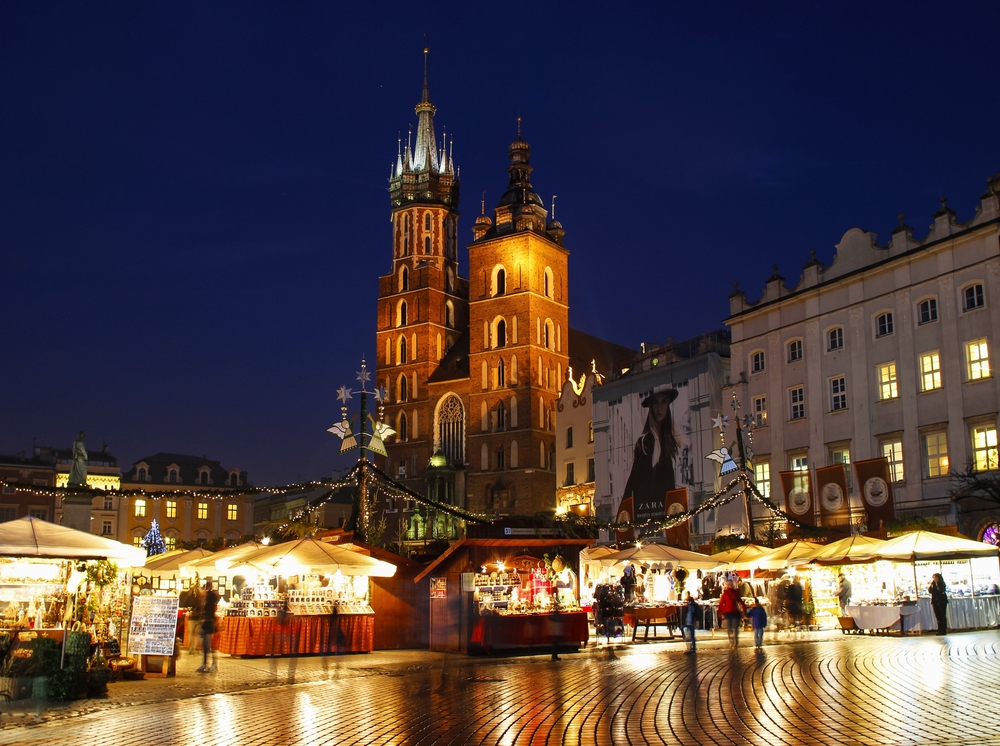 Vianočné trhy v Krakowe